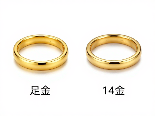 足金与14K金区别，天然金属光泽下的保值与时尚之选