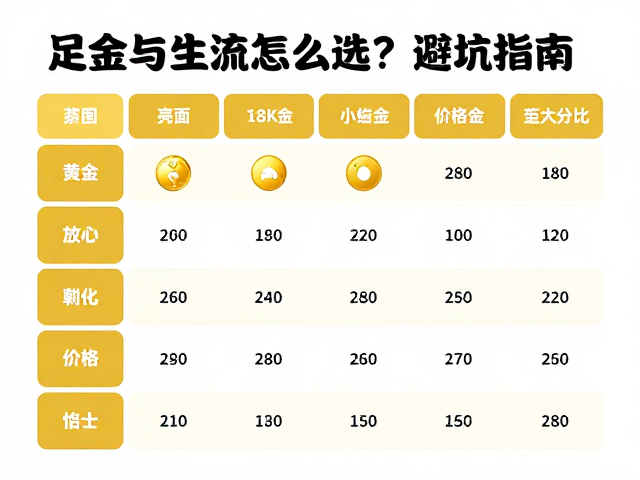 足金亮面与18K金怎么选?避坑指南,价格对比,2024最新干货