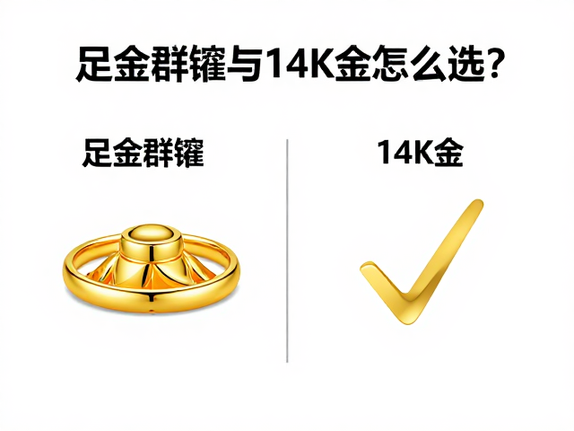 足金群镶与14K金怎么选?2024黄金饰品避坑指南