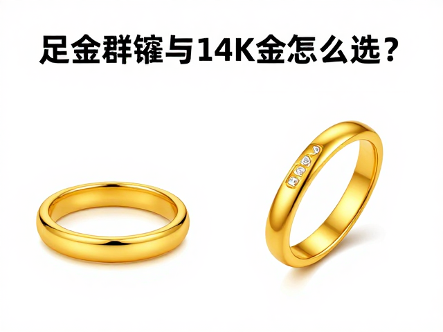 足金群镶与14K金怎么选?2024黄金饰品避坑指南