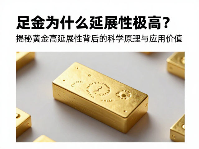 足金为什么延展性极高?揭秘黄金高延展性背后的科学原理与应用价值