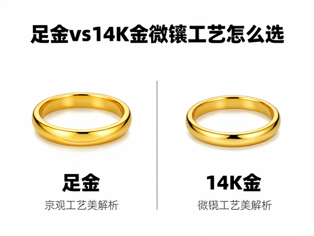 足金vs14K金,微镶工艺怎么选?保值与美观全解析
