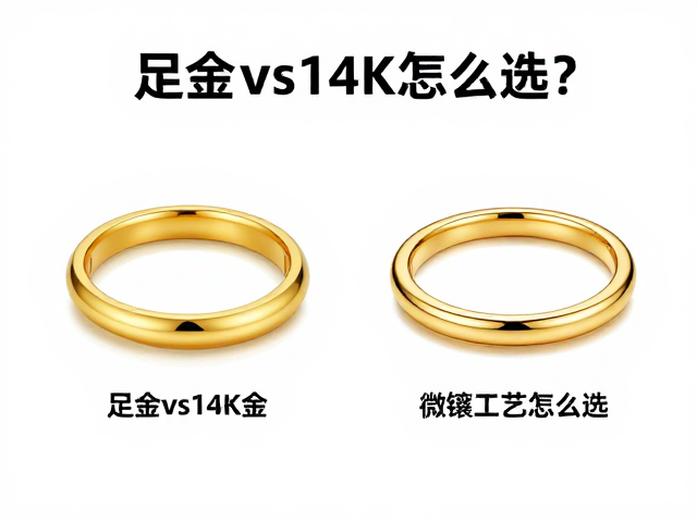 足金vs14K金,微镶工艺怎么选?保值与美观全解析