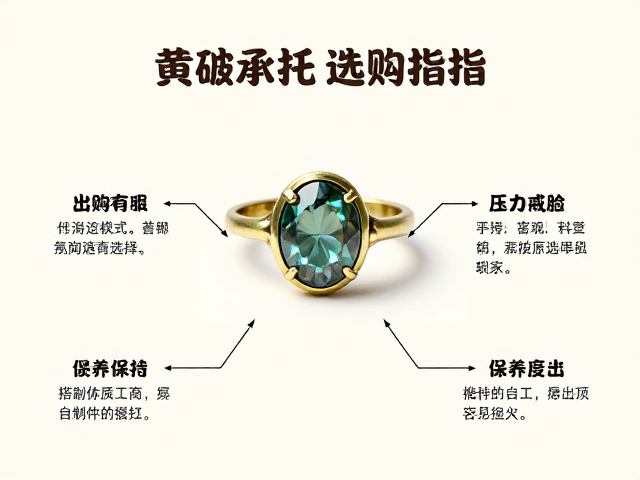 黄铜托帕石戒指,基础承托工艺解析与选购指南