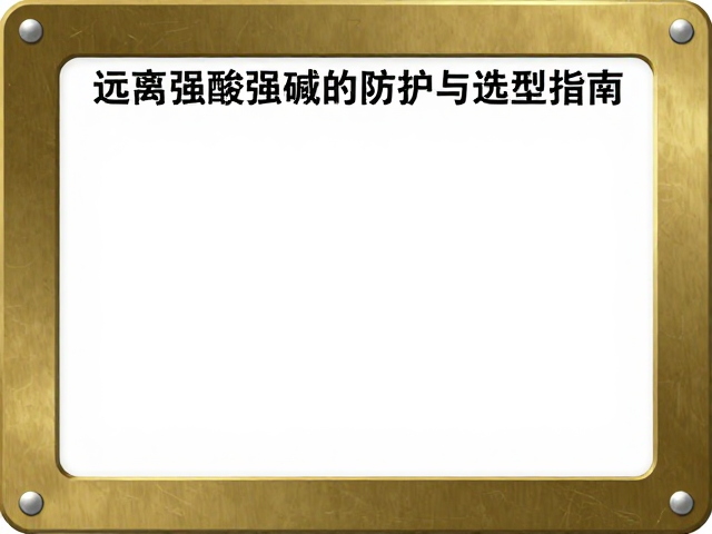 黄铜轻量化结构设计,远离强酸强碱的安全指南