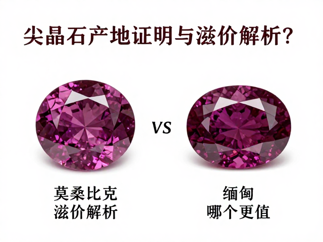 尖晶石产地证明与溢价解析，莫桑比克vs缅甸哪个更值？