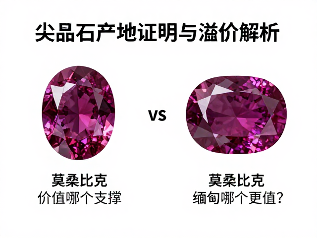 尖晶石产地证明与溢价解析,莫桑比克vs缅甸哪个更值?