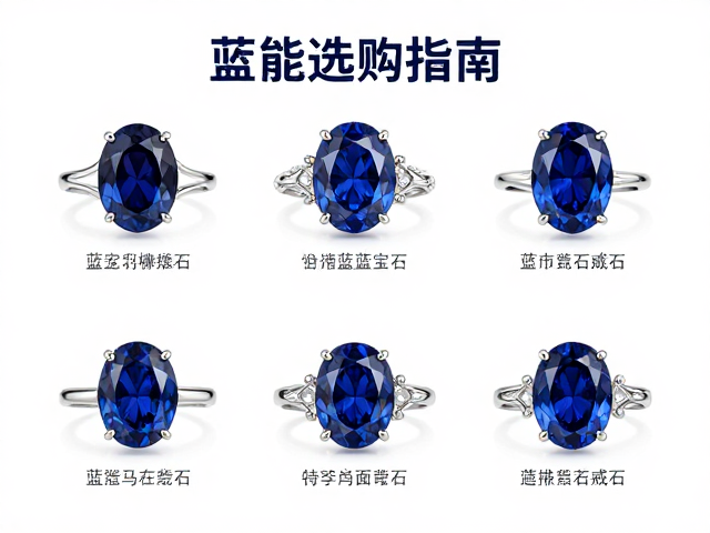 尖晶石包镶蓝宝石戒指选购指南,热门款式与保养技巧