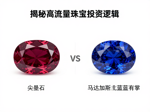 尖晶石与马达加斯加蓝宝石按克拉计价对比,揭秘高流量珠宝投资逻辑