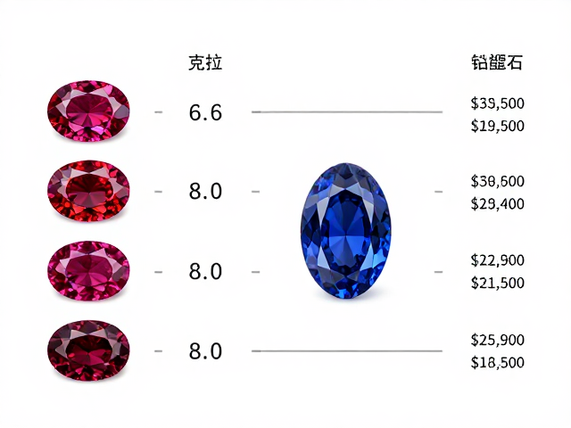 尖晶石与马达加斯加蓝宝石按克拉计价对比,揭秘高流量珠宝投资逻辑