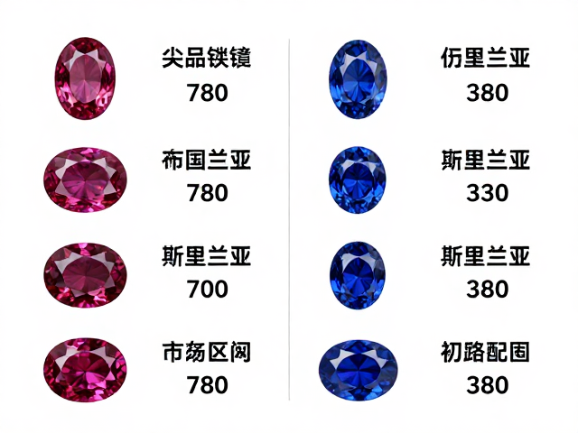 尖晶石vs斯里兰卡蓝宝石,中高档彩色宝石选购指南