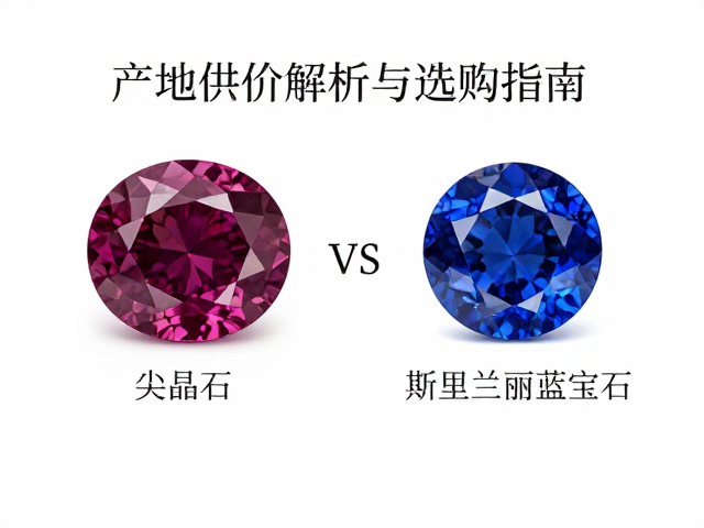 尖晶石vs斯里兰卡蓝宝石,产地溢价解析与选购指南