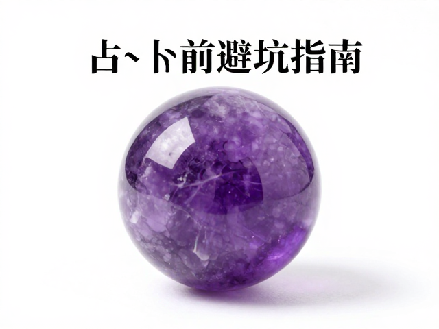 高净度紫水晶球溢价揭秘,水晶占卜前的避坑指南