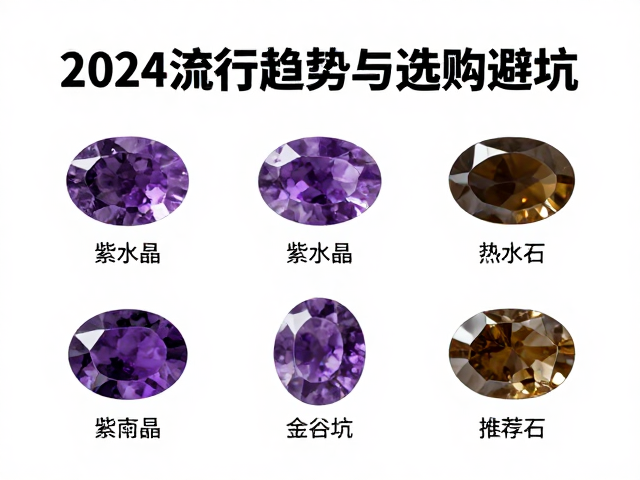 紫水晶与茶晶高级珠宝配石指南,2024流行趋势与选购避坑