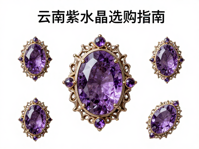 云南紫水晶，复古华丽风珠宝设计灵感与选购指南