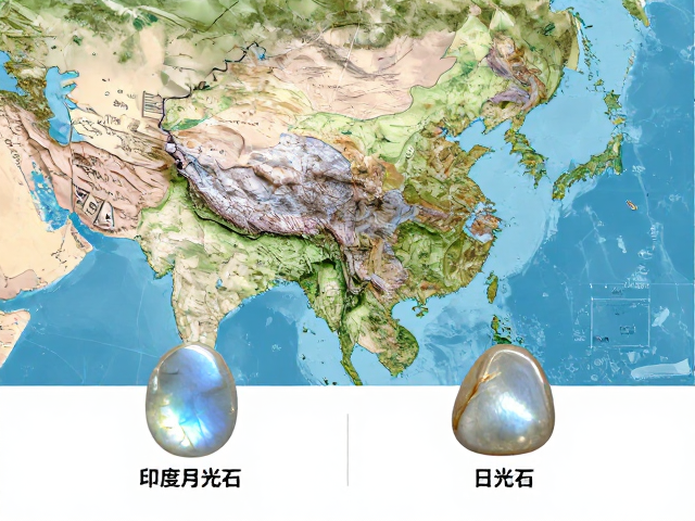 印度月光石与日光石区别,产地、价值与选购全解析