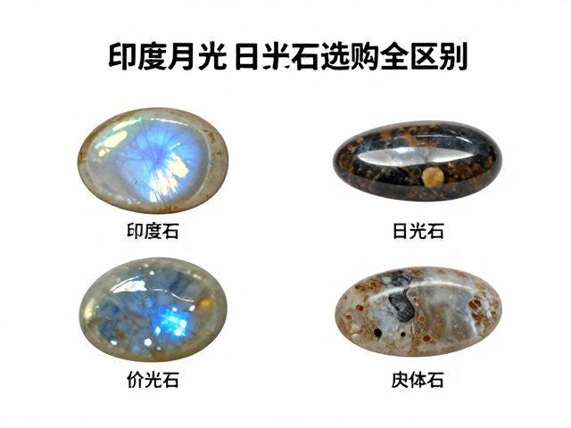 印度月光石与日光石区别,产地、价值与选购全解析