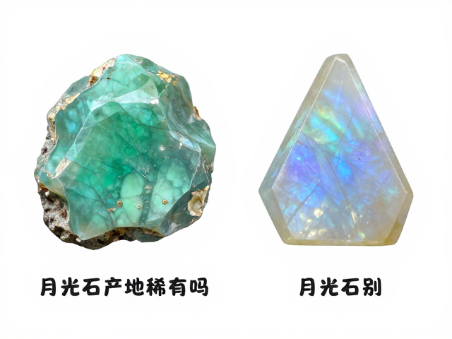 月光石产地稀有吗?绿色调天河石与月光石的区别解析