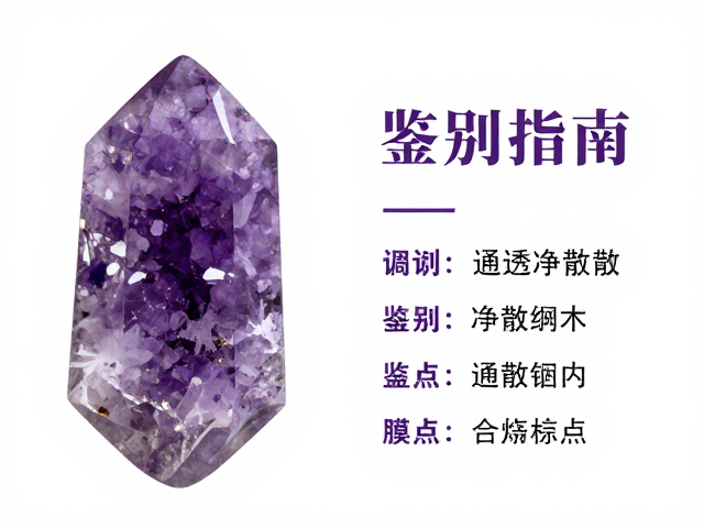 紫水晶发晶,通透净澈的招财灵性与保养指南