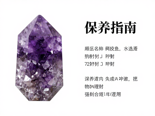 紫水晶发晶,通透净澈的招财灵性与保养指南