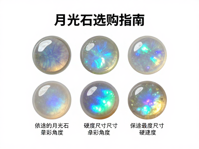 月光石选购指南，依用途定硬度尺寸，保留最佳晕彩角度