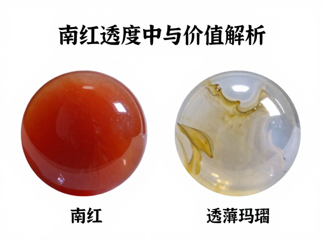 南红玛瑙与苔藓玛瑙对比,透明度适中的选购指南与价值解析