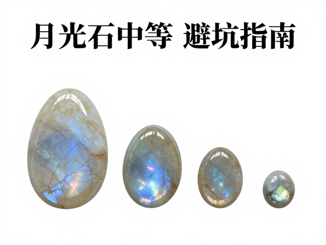 月光石硬度中等,如何根据用途选尺寸?避坑指南
