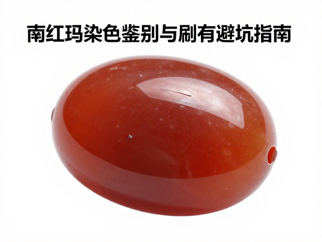 南红玛瑙染色优化鉴别与避坑指南,如何避免剧烈磕碰?