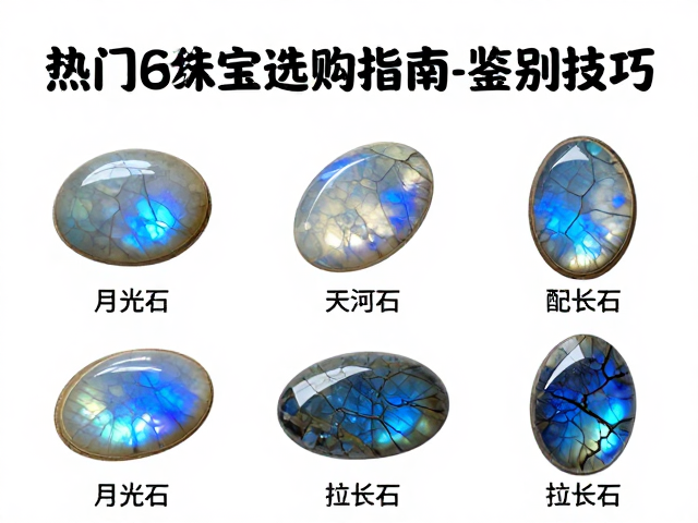 月光石、天河石、拉长石，三大热门装饰珠宝选购指南与鉴别技巧
