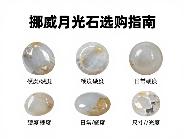 挪威月光石选购指南，根据用途选硬度与尺寸