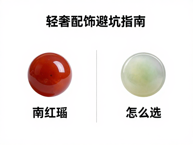 南红玛瑙与玉髓怎么选？轻奢配饰避坑指南，亲民价位买对不贵