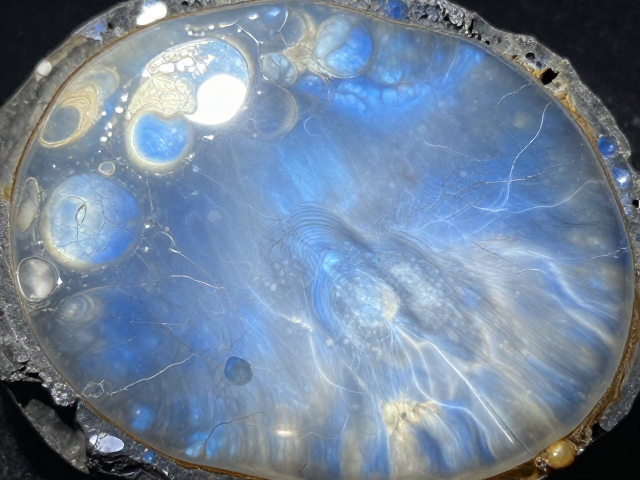 月光石蓝白晕彩有多美?揭秘稀有产地与选购避坑指南