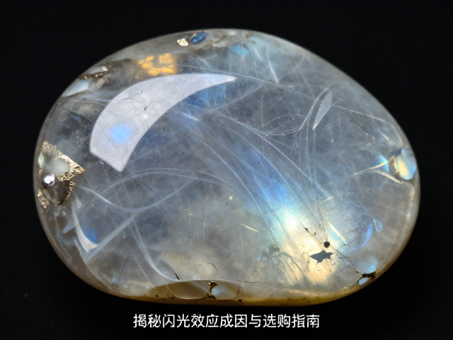 月光石是铝硅酸盐?揭秘闪光效应成因与选购指南