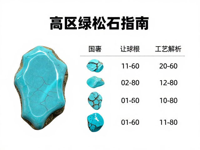 巴西矿区绿松石切割工艺解析,高瓷蓝料选购指南
