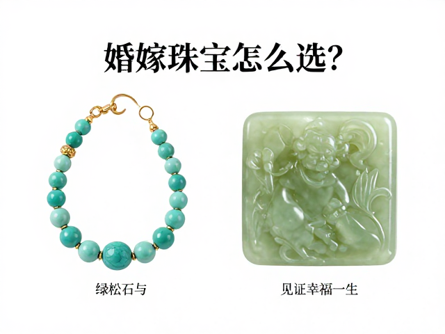 婚嫁珠宝怎么选?绿松石与岫玉寓意解析,见证幸福一生