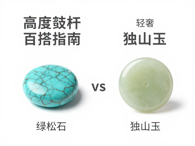 绿松石vs独山玉,轻奢日常佩戴怎么选?高颜值百搭指南