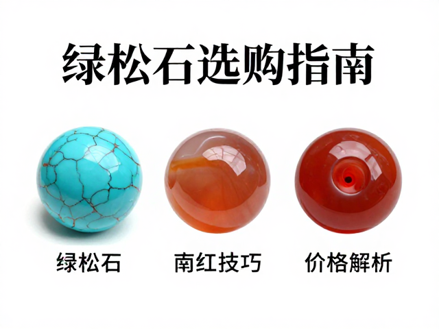 绿松石与南红玛瑙戒面选购指南,鉴别技巧与价格解析