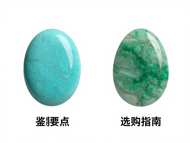 绿松石与翡翠老坑料对比，鉴别要点与选购指南
