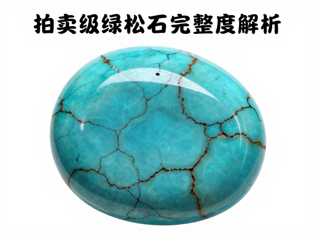 拍卖级绿松石完整度解析，高货鉴定与市场行情