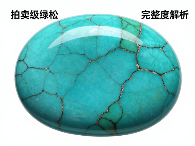 拍卖级绿松石完整度解析，高货鉴定与市场行情