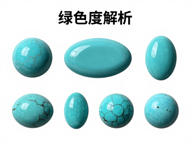 俄罗斯贝加尔绿松石颜色饱和度解析，高瓷蓝选购指南
