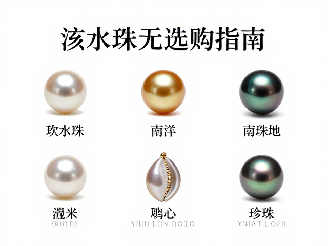 淡水珠、海水珠、南洋金珠、大溪地黑珍珠、海螺珠选购指南,东方礼仪首饰搭配与价值解析