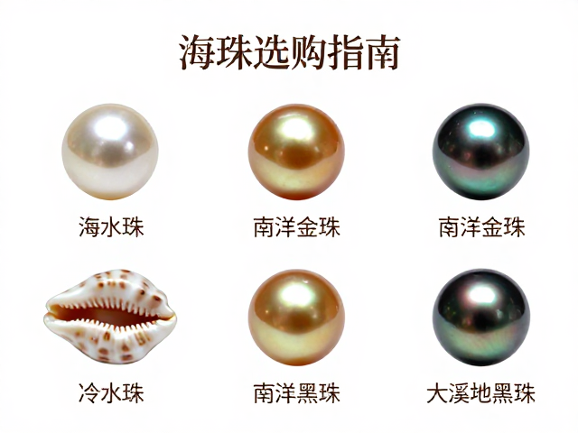 淡水珠、海水珠、南洋金珠、大溪地黑珍珠、海螺珠选购指南,东方礼仪首饰搭配与价值解析