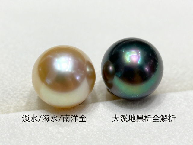 珍珠胸针耳饰怎么选?淡水/海水/南洋金珠/大溪地黑珍珠全解析