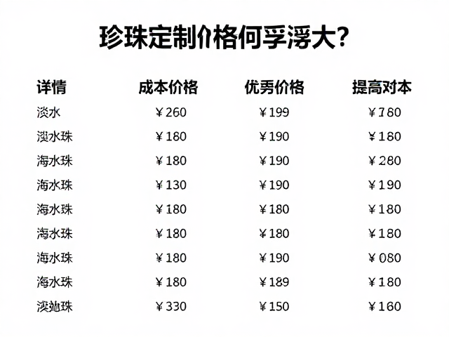 珍珠定制价格为何浮动大?详解淡水、海水珠抛光打磨对成本的影响