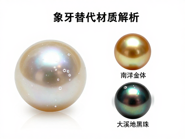 淡水珠、海水珠、南洋金珠、大溪地黑珍珠,气泡包体鉴别与象牙替代材质解析