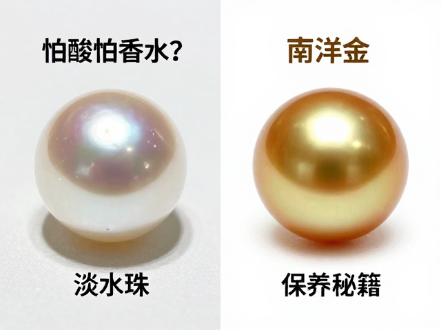 珍珠怕酸怕香水?看淡水珠、南洋金珠光泽差异及保养秘籍