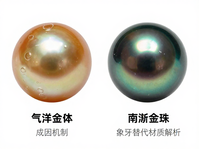 淡水珠、海水珠、南洋金珠、大溪地黑珍珠,气泡包体鉴别与象牙替代材质解析