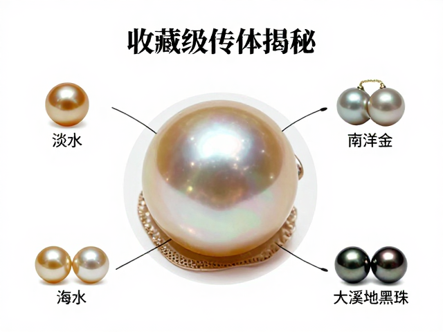 珍珠包体揭秘,淡水、海水、南洋金珠与大溪地黑珠的收藏级传承指南
