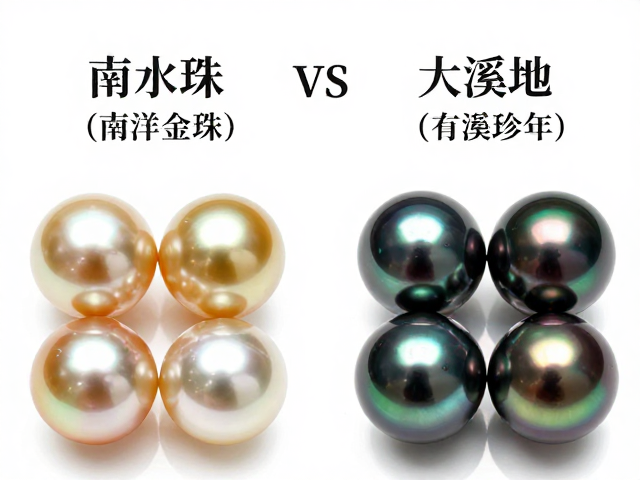 淡水珠vs海水珠，南洋金珠与大溪地黑珍珠如何按色泽体量计价？